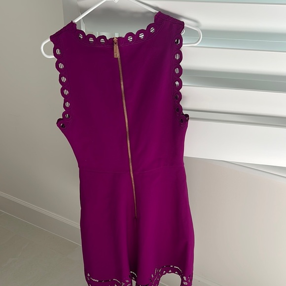 Ted Baker London Purple Mini Dress - Picture 2 of 6